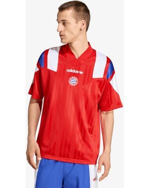 adidas Originals Jersey Adidas Fc Bayern Muenchen Eqt Jersey Semi Lucid - Rot