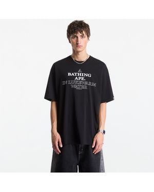 A Bathing Ape T-Shirt Ape Head Relaxed Fit Tee - Black