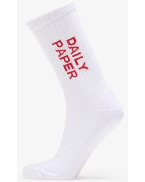 Daily Paper Logotype Socks - Weiß