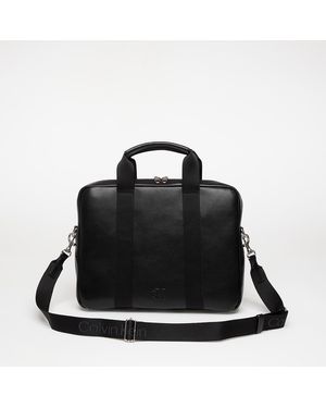 Calvin Klein Tasche Webbing Strap Laptop Computer Bag - Schwarz
