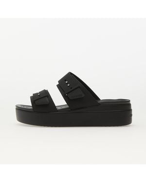 Crocs™ Shoes Brooklyn Buckle Low Wedge - Black
