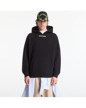 Palm Angels Sweatshirt Classic Logo Over Hoodie/ Off - Black