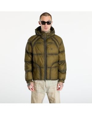 Represent Jacket Translucent Hooded Puffer - Green