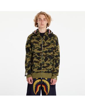 Bathing ape full zip hoodie sales