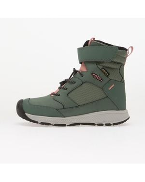 Keen Schuhe Skua Winter Wp Youth Dark Forest/ Rose Elegance - Grün