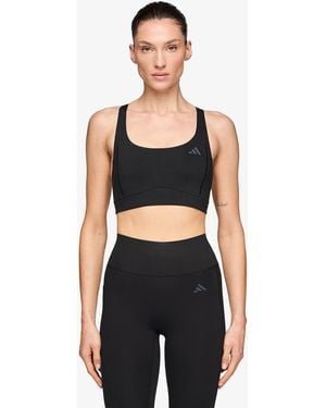 adidas Originals Beha Adidas X Entire Studios Optime Training Bra Medium Support - Zwart