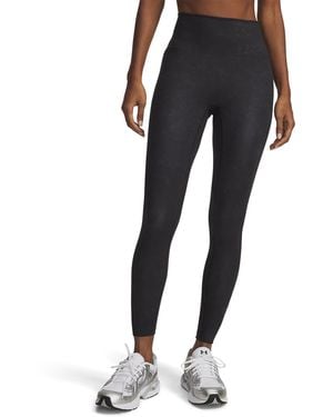 Under Armour Meridian Suede Effect Ankle Leggings - Black