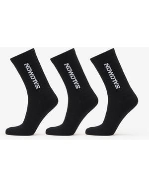 SALOMON ADVANCED Socken Salomon Everyday Crew Socks 3-Pack - Schwarz