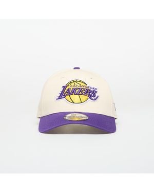 KTZ Mütze 9Forty Los Angeles Lakers Nba Colourblock Light Cream/ Official Team Color - Lila
