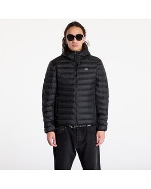 Lacoste Jacket Water-Repellent Quilted Puffed Jacket - Black