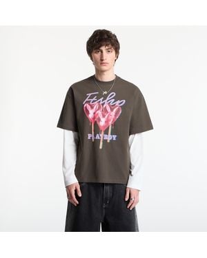 FTSHP T-Shirt Playboy X T-Shirt Lollies Dark - Gray