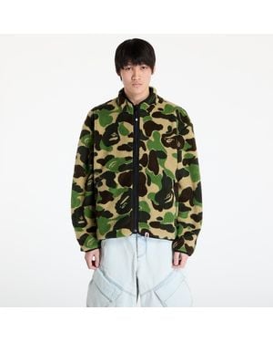 A Bathing Ape Jacket Abc Camo Boa Reversible Jacket M - Black