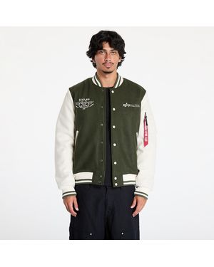 Alpha Industries Jacket Alpha Industries Varsity Air Force Jacket - Green
