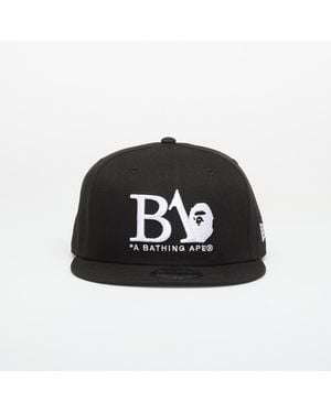 A Bathing Ape Pet Ba Logo New Era 9Fifty Cap - Zwart