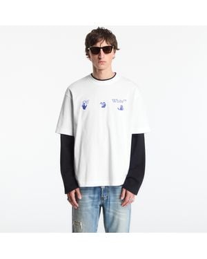 Off-White c/o Virgil Abloh Maglietta Bacco Arrow Kate Tee Uniex - Bianco