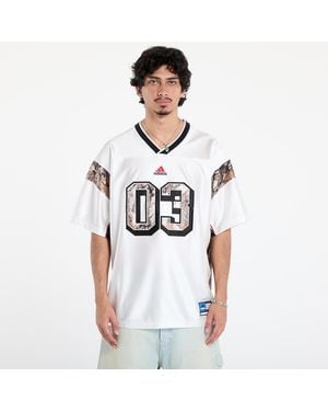 adidas Originals Jersey Camo Football Jersey - White