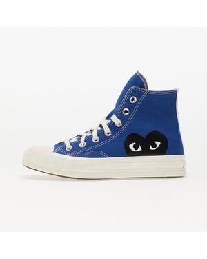 COMME DES GARÇONS PLAY Sneakers converse x chuck 70 hi blue/ black/ egret eur 42 - Blau