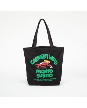 Carhartt Tasche Canvas Graphic Tote Pronto Print - Schwarz