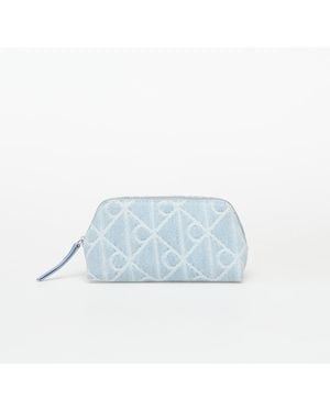 Calvin Klein Emblem Aop Denim Bea - Blue