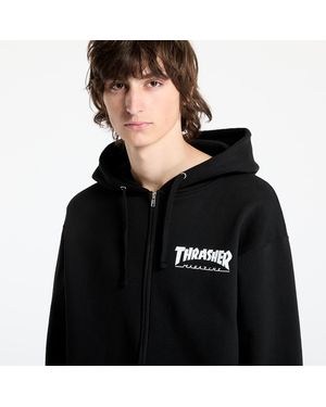 Thrasher Hoodie Vice Logo Hood in Black for Men | Lyst
