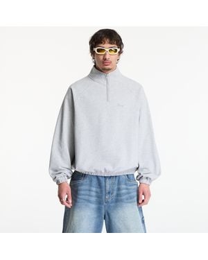 Dime Sweatshirt Classic Terry Quarter Zip - Blauw