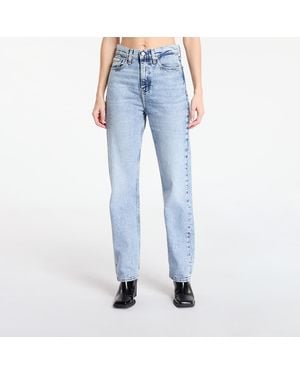 Calvin Klein Jeans Jeans High Rise Straight Jeans - Blu