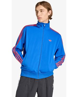 adidas Originals Sweatshirt Adidas Firebird Tracktop - Blau