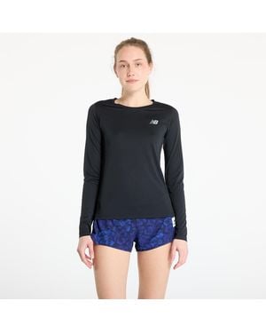 New Balance T-Shirt Sport Long Sleeve - Black