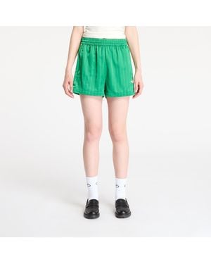 adidas Originals Shorts Pin Stripe Satin Shorts - Green