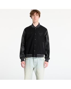 KTZ Jas Nba Chicago Bulls Tonal Patch Varsity Jacket - Zwart