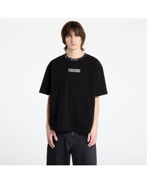Pleasures T-shirt cut here heavyweight t-shirt l - Noir