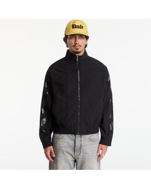 Off-White c/o Virgil Abloh Jacket Glossy Arrow Nylon Relax Tracktop - Black