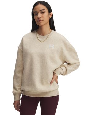 Under Armour Felpa Icon Fleece Os Crew - Neutro