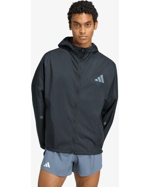 adidas Originals Windbreaker Adidas Adizero Running Blaze Jacket - Blau