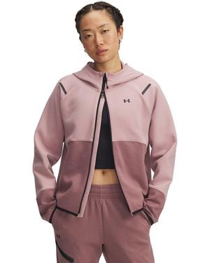 Under Armour Sweatshirt Unstoppable Fleece Fz - Brown