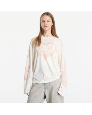 DIESEL T-Shirt T-Hilary-Ls-Aa1 T-Shirt - Wit