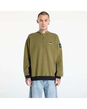 adidas Originals Sweatshirt Adidas Equipment Blocked Half-Zip - Green