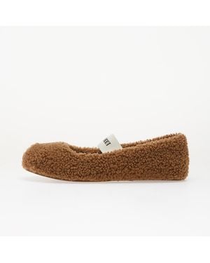 Moon Boot Sneakers Shearling Ballerina - Brown