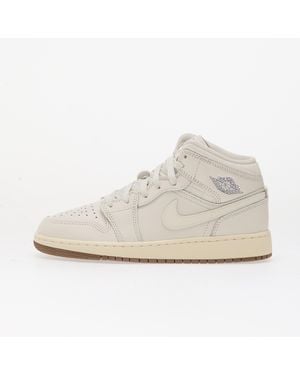 Nike Air 1 Mid Se Kids Phantom/ Sail-Gum Dark-Infrared 23 - Weiß