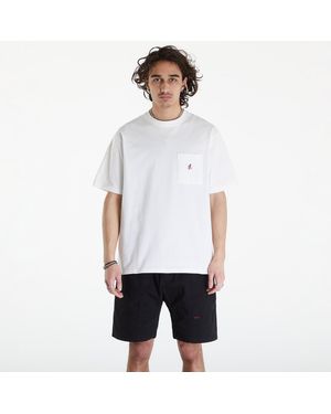 Gramicci Maglietta Classic One Point Tee - Bianco