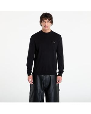 Fred Perry Pullover Classic Crew Neck Jumper - Schwarz