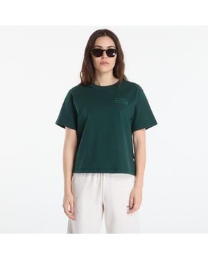 New Balance T-Shirt Athletics Premium Logo Hip Length Relaxed T-Shirt - Green