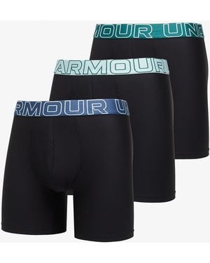 Under Armour Boxer Under Arour Perforance Tech Esh Solid 6In 3-Pack - Nero