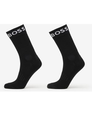 BOSS Quarter-Length Socks - Black