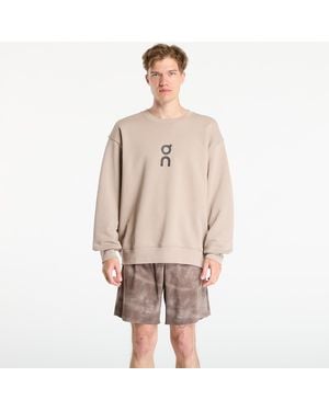 On Shoes Sweatshirt Club Crew - Brown