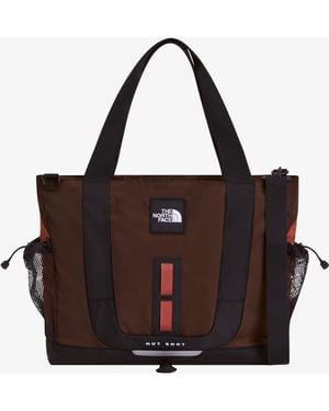 The North Face Bag Hot Shot Tote Dark Chestnut/ Cumulus Cloud - Black