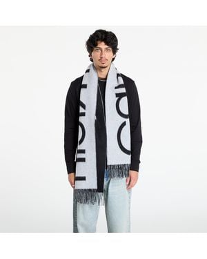 Calvin Klein Sciarpa Bold Logo Brushed Scarf - Blu