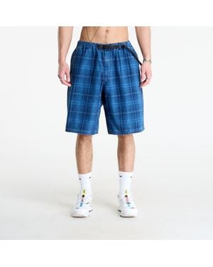 Gramicci Shorts Lagoon Short Denim Plaid - Blue