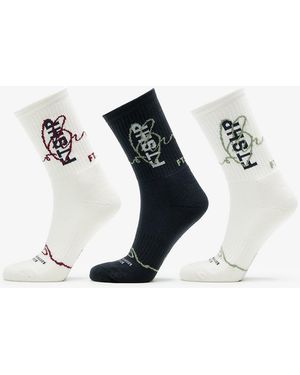 FTSHP Socken Footshop The Everyday Socks 3-Pack - Schwarz