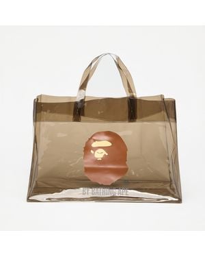 A Bathing Ape Borsa Ape Head Clear Bag - Metallizzato